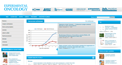 Desktop Screenshot of exp-oncology.com.ua